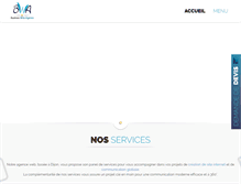 Tablet Screenshot of business-web-agence.com